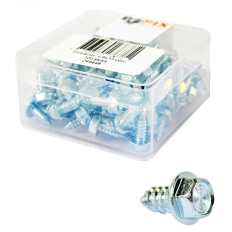 Bofix slotparker 5.5x13mm sort - ringlås