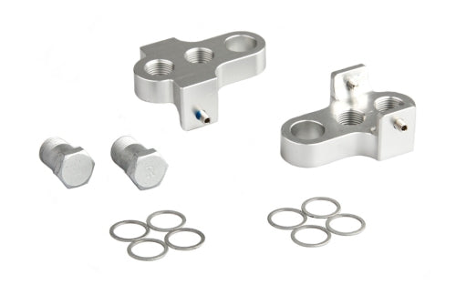 Mirage Crank Turners med rustfrit stålbolt aluminium T6 sølv
