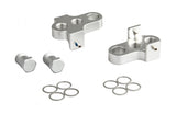 Mirage Crank Turners med rustfrit stålbolt aluminium T6 sølv