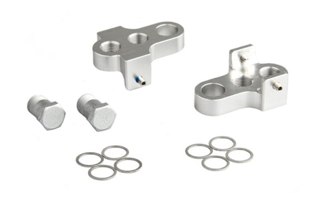 Mirage Crank Turners med rustfrit stålbolt aluminium T6 sølv
