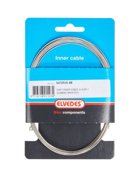 Gear indre kabel rustfrit stål 4 meter 6472RVS-4M
