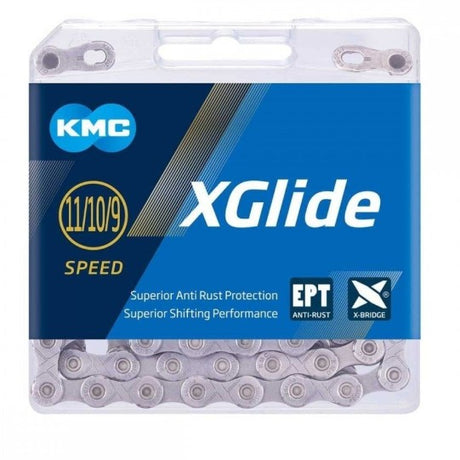 Kmc kette xglide cues kæder x-glide ept 1 2 x 11 128 126gl cues