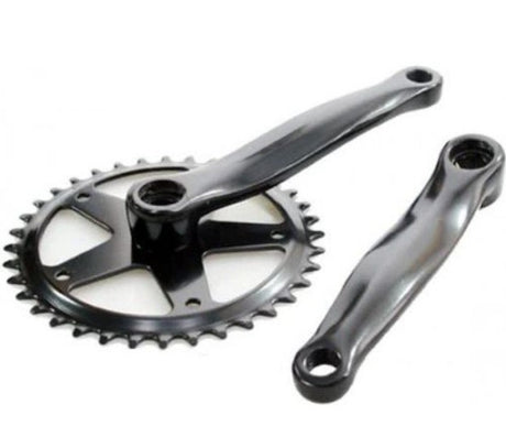 Crank Set 44t Alu Black 3 32 Flat