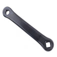 Venstre Crank Alu Dotek 170mm sort