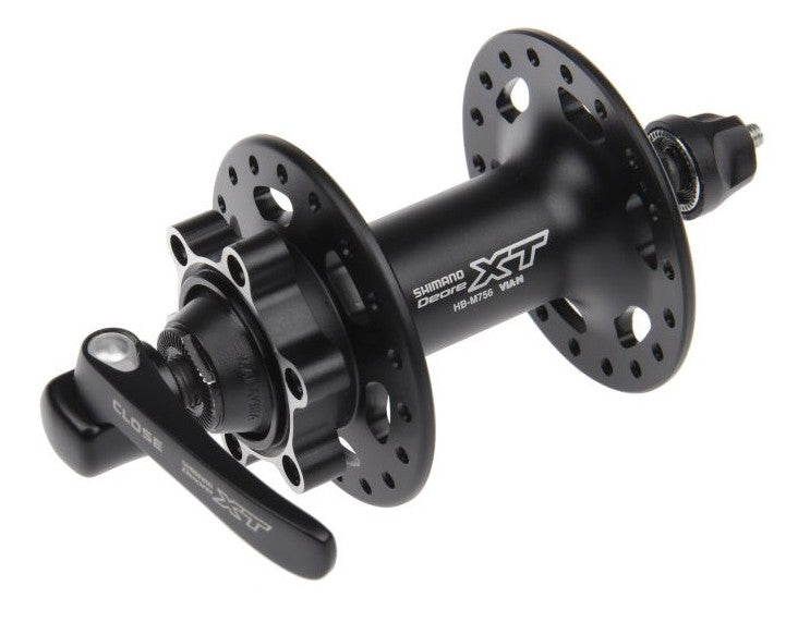 Shimano fornav deore xt 100mm 32 huller hb-m756 disc qr
