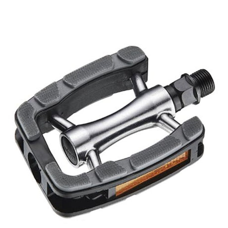 Union Pedals SP-823, Aluminium Non Slip. Grå sort. 9 16 ledning (hængende pakke)