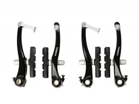 V-brake rem-set sort front + bagud komplet