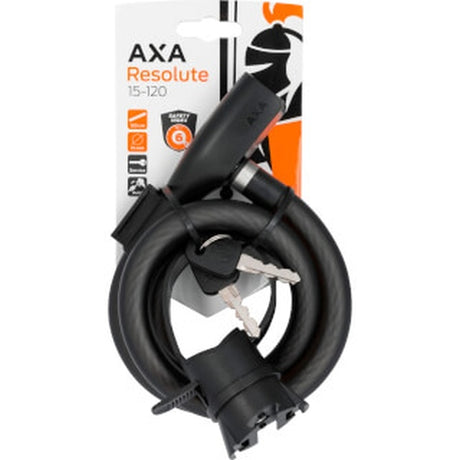 Axa kabellås resolute 15-120 - sort