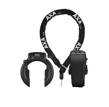 Axa rammelås imenso l + sadeltaske + ulc130 kæde art2