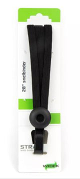 Widek trio bindeøje med krog 24+2x12mm sort sort