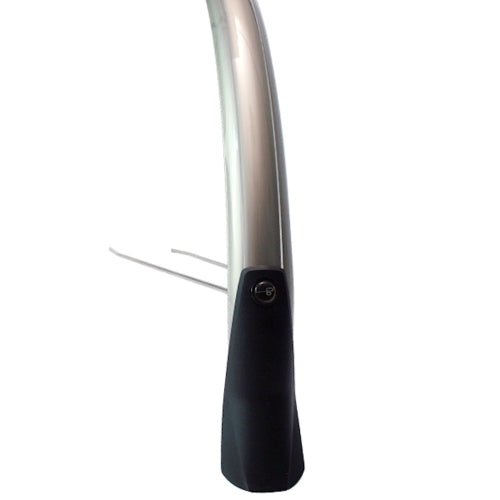 Snello Front Fender 28 x 46 mm - Røgtitanium
