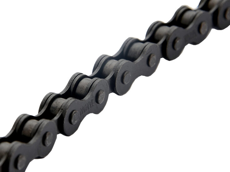 Simson Bicycle Chain Normalt Basic - 112 Links, 1 2 X1 8, til bycykler uden gear og med hub gear - sort