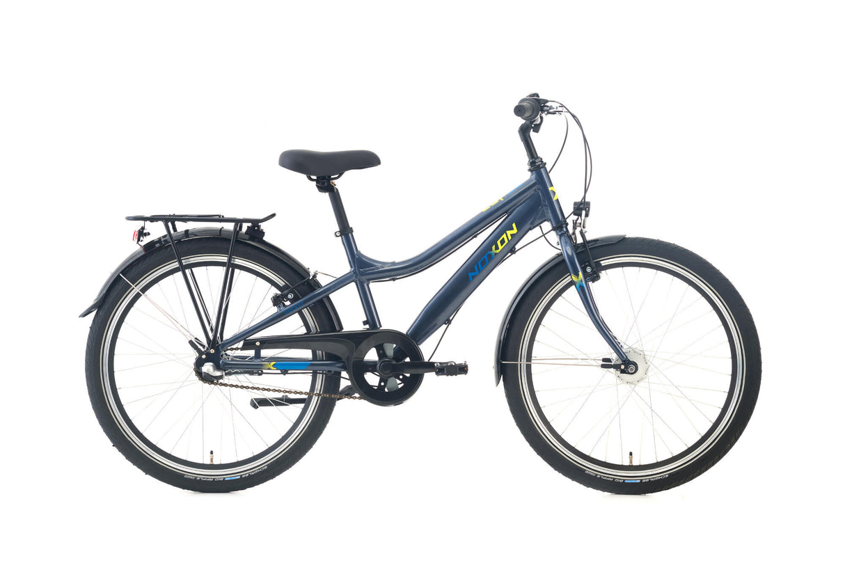 Noxon atb-jugendrad rocket nd (#1) cykel rocket nd 24 34 dirt 3sp blå grå