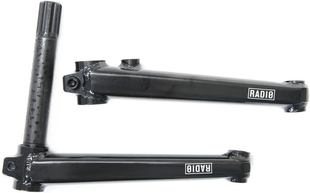 Radio bmx krank am bmx krank am 3 stk.w.bot.beslag, sort