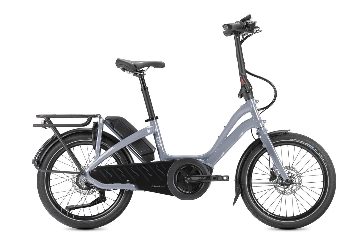 Tern elektrisk kompakt cykel nbd p8i ll mod. 24 ebike nbd p8i 20 freeh.8-sp. sil.blå sil.
