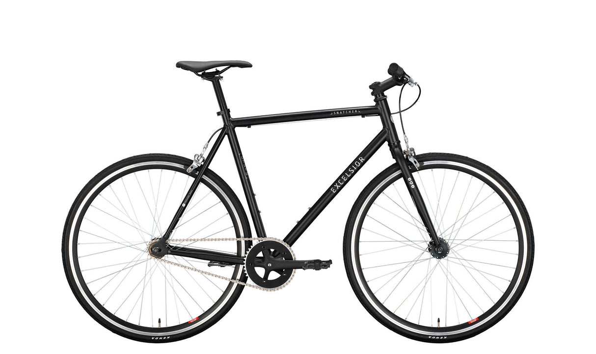 Excelsior singlespeed snatcher (#1) cykel udmærker sig. snatcher 28 57 diam.1sp sort mat