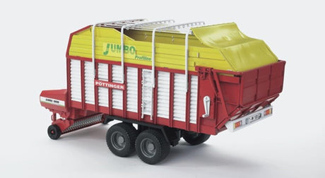 Bruder - pöttinger jumbo - 6600 - profillæssevogn - skala 1:16
