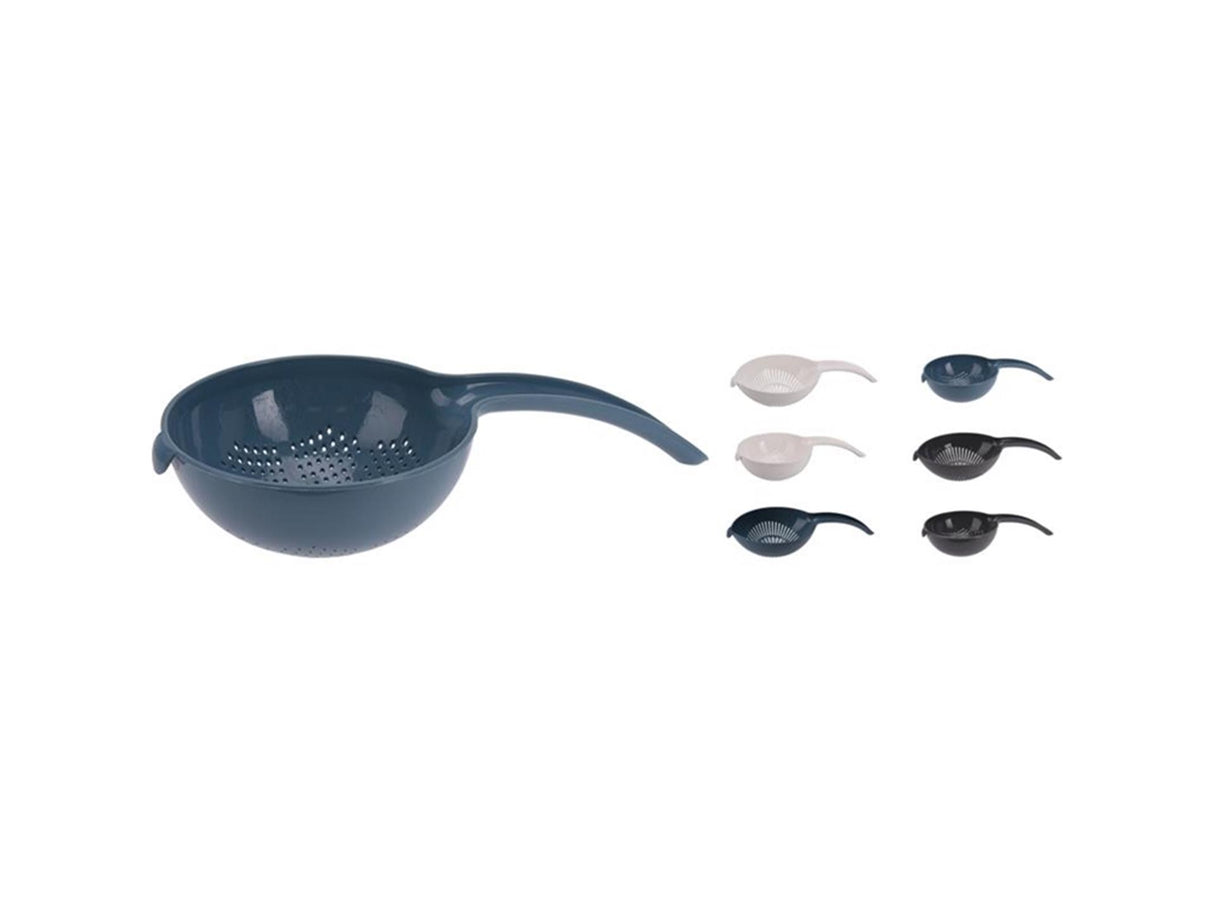 Fremragende dørslag til husholdningsartikler med håndtag plastik oval 13,5x17cm eller rund ã˜14,5cm (størrelser uden håndtag)