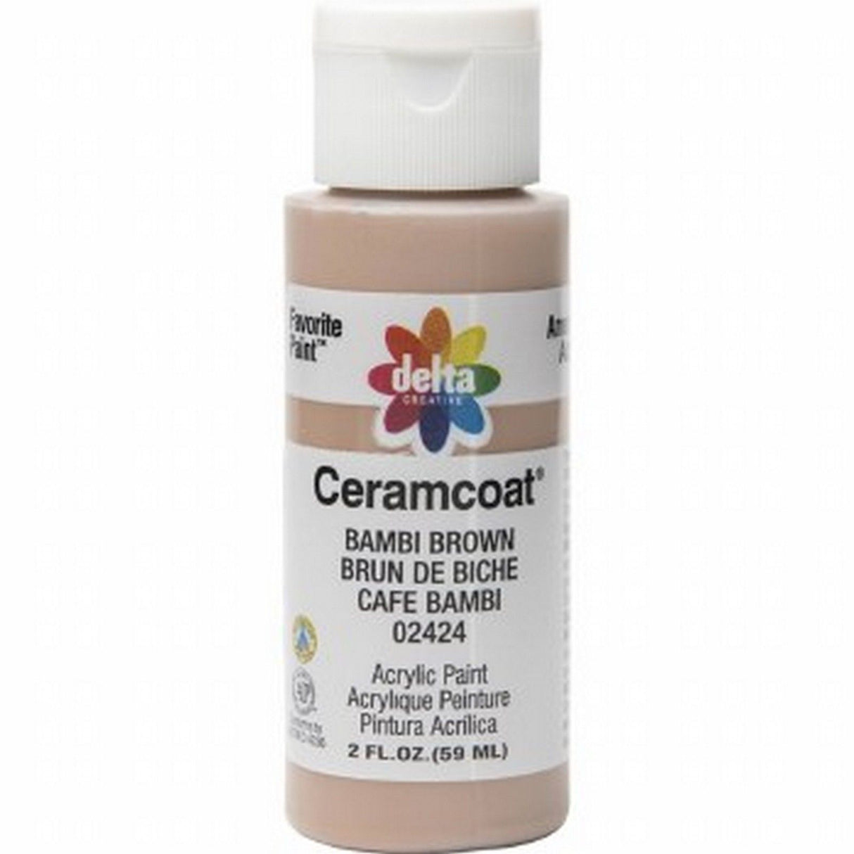Delta • ceramcoat mat akrylmaling bambi brun