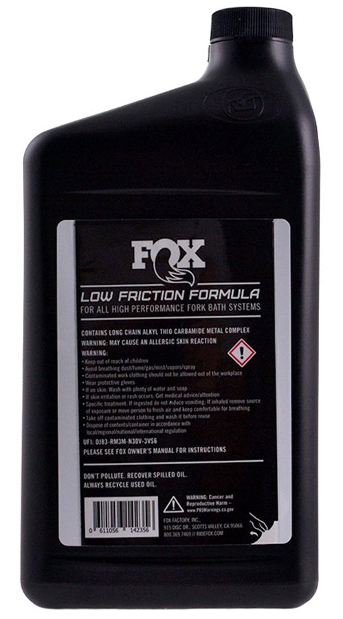 Fox racing shox am oliebad 32oz 20wt guld