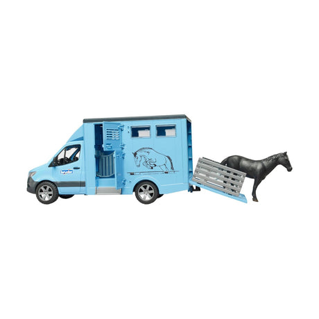 Bruder Mercedes Benz Sprinter dyretransport med hest