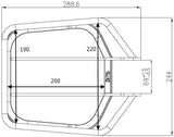 Victoria bagagebærer, frontlæss på 1 fr.stativcykler m.susp.gaffel 92,4mm