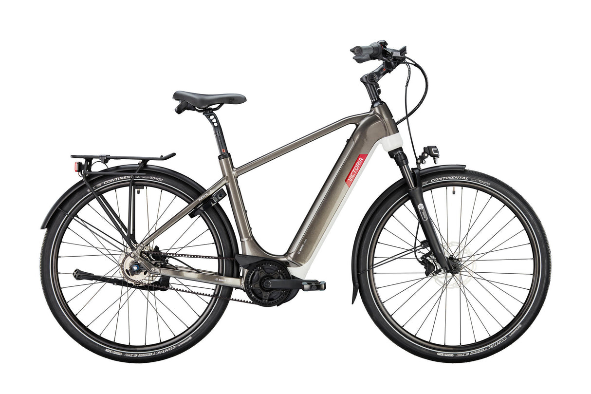 Victoria elektrisk trekkingcykel manoc 3 (#1) ebike vict. manoc 3 28 54 diam. 5 sp CB quartz grå