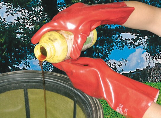 Keron produkter handske pvc rød 35cm
