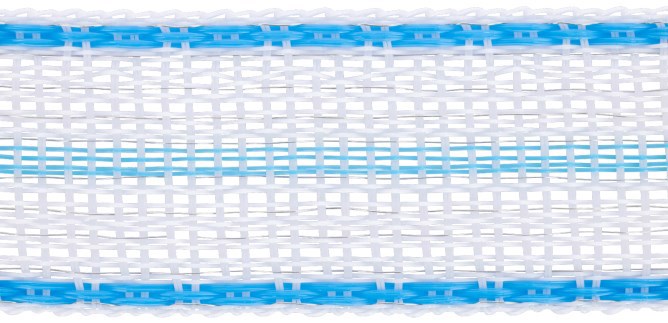 Ako produkter platinumline skræmmetape 40 mm hvid blå 200m