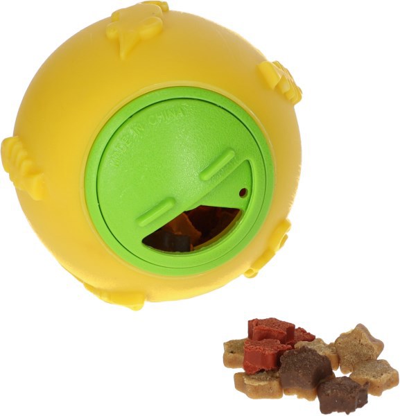 Produkter snackbold til katte 7,5 cm gul