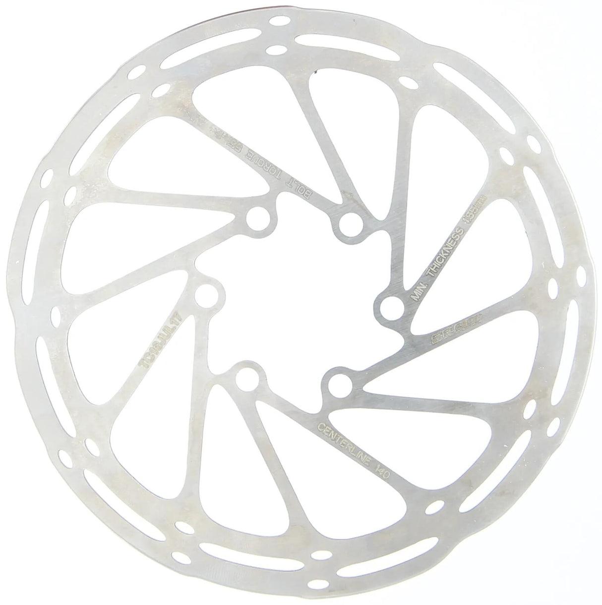 Sram bremseskive centerlinje centerline bremserotorer 140 mm afrundede