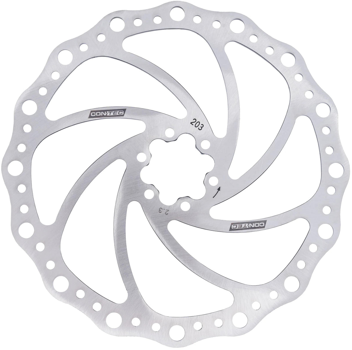 Contec bremseskive cdr-et ct skive br. rotor cdr-et 203mm x 2,3mm 6-loch