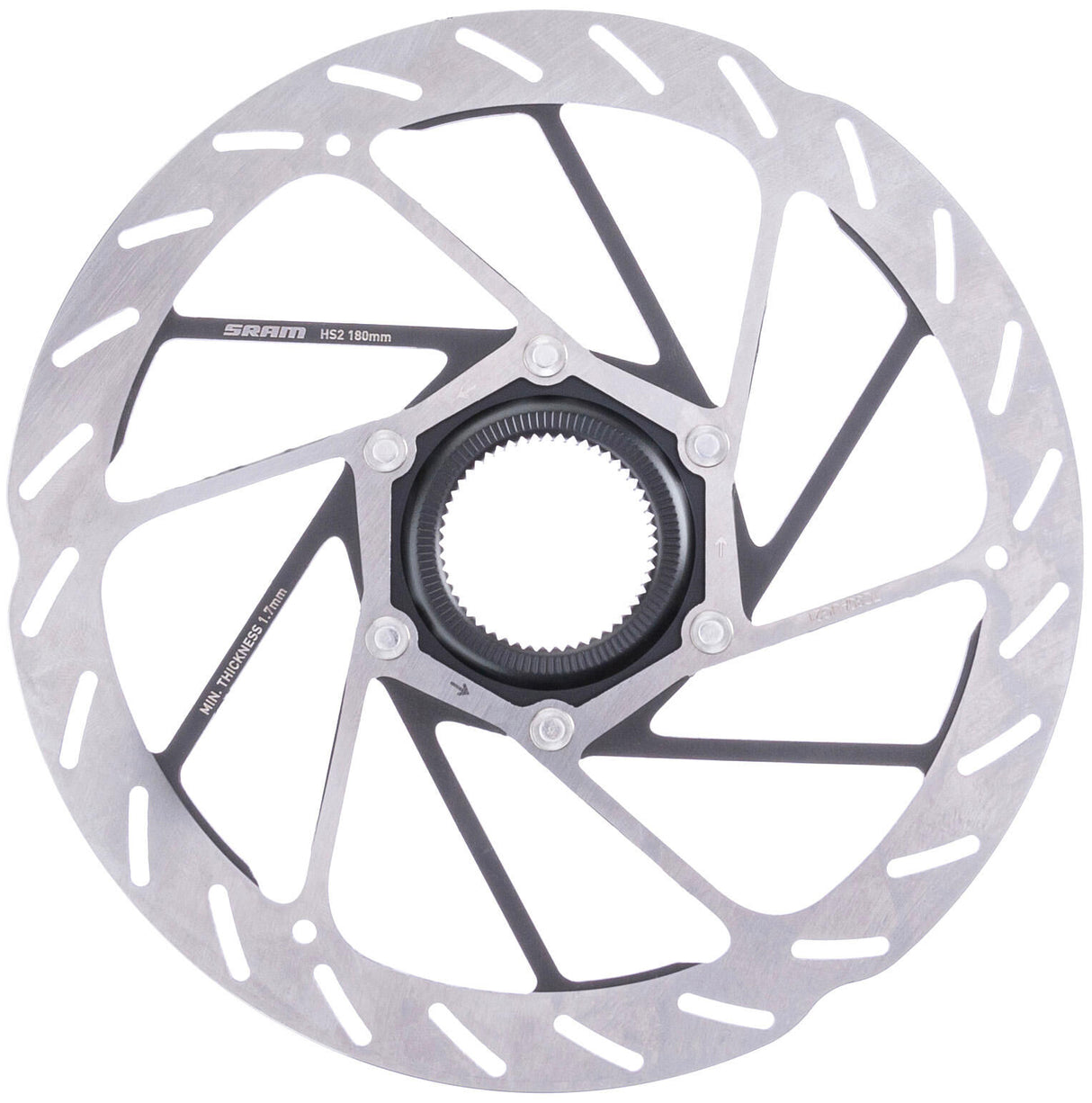 Sram bremseskive hs2 skivebremse hs2 cl 180mm