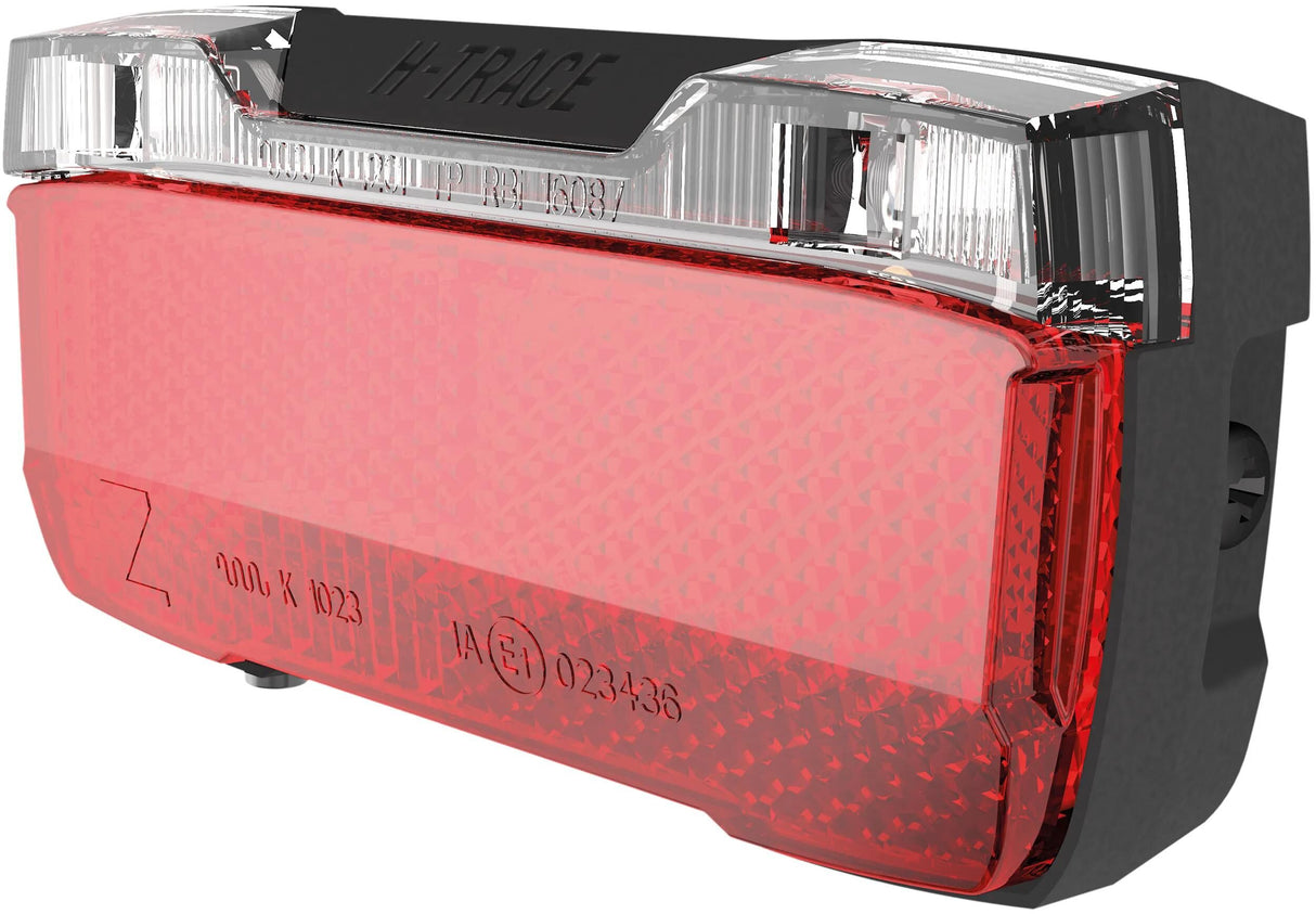 Herrmans baglygte h-trace batteri bat.led baglygte herrm. h-spor bat.bærer