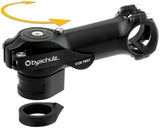 By,schulz frempind twist sds frempind spindel twist sds 75 31.8mm,alu,sort