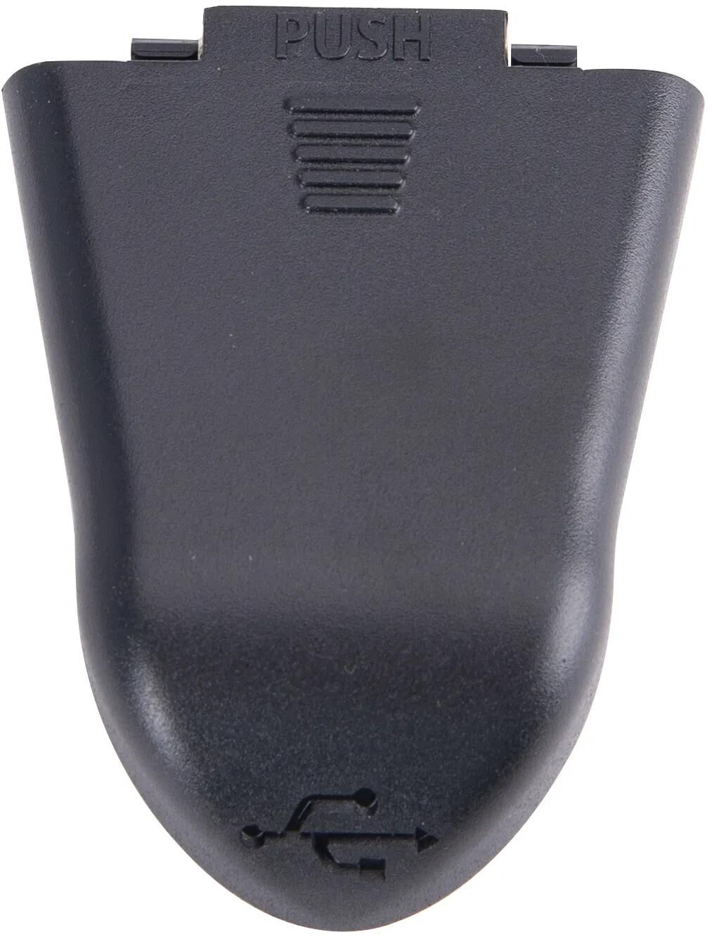 Ergotec dækstamme USB-hætte plastik, sort