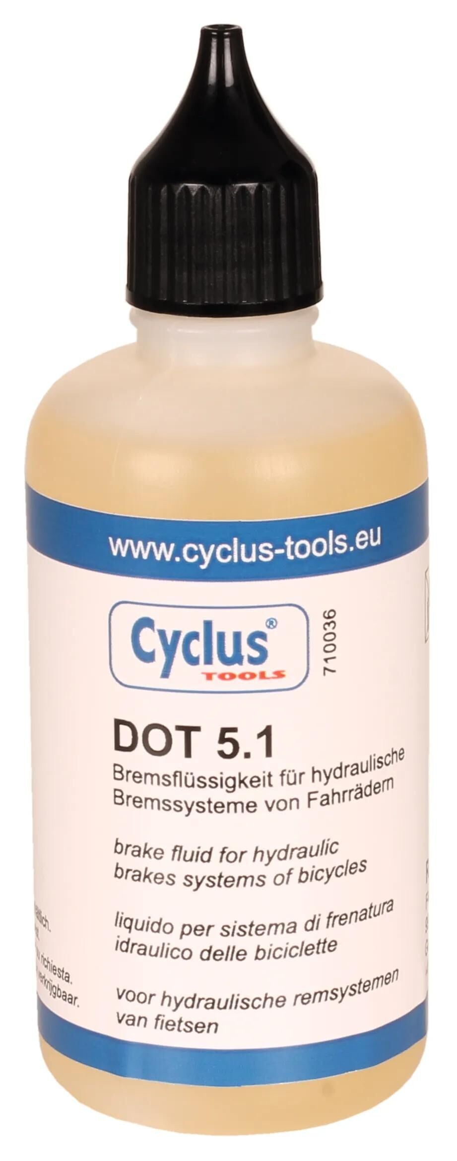 Cyklusværktøj bremsevæske dot 5.1 br.fluid cycle dot 5.1 100ml flaske