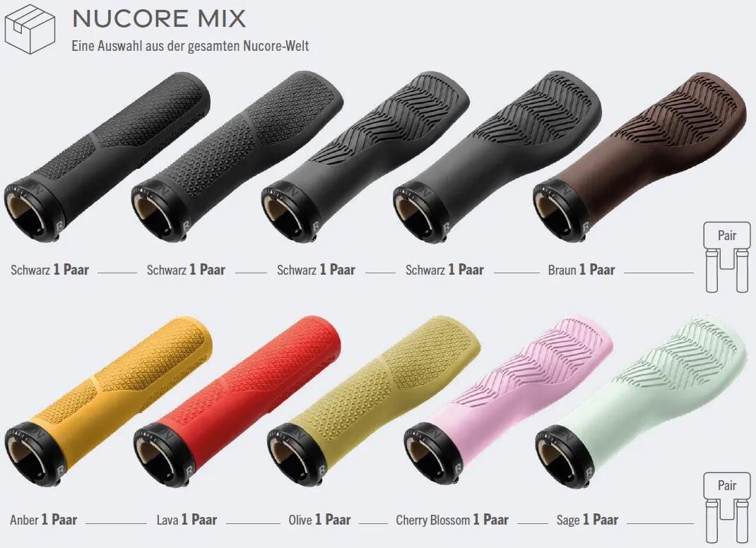 Herrmans griff nucore tour grips blender startpakke