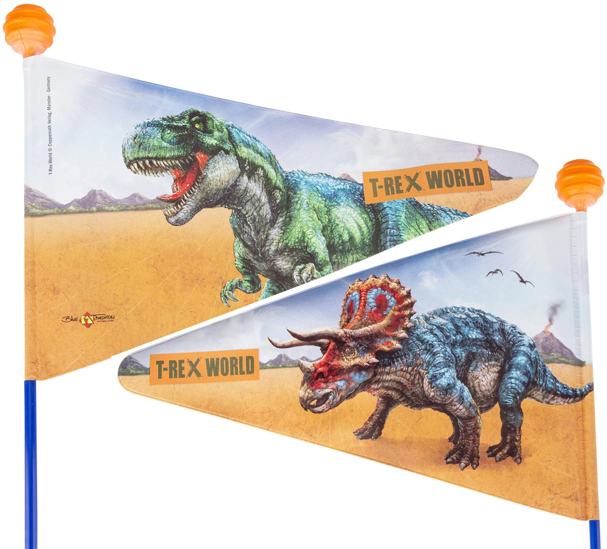 Cykelmode sikkerhedsflag sikkerhedsflag t-rex verden