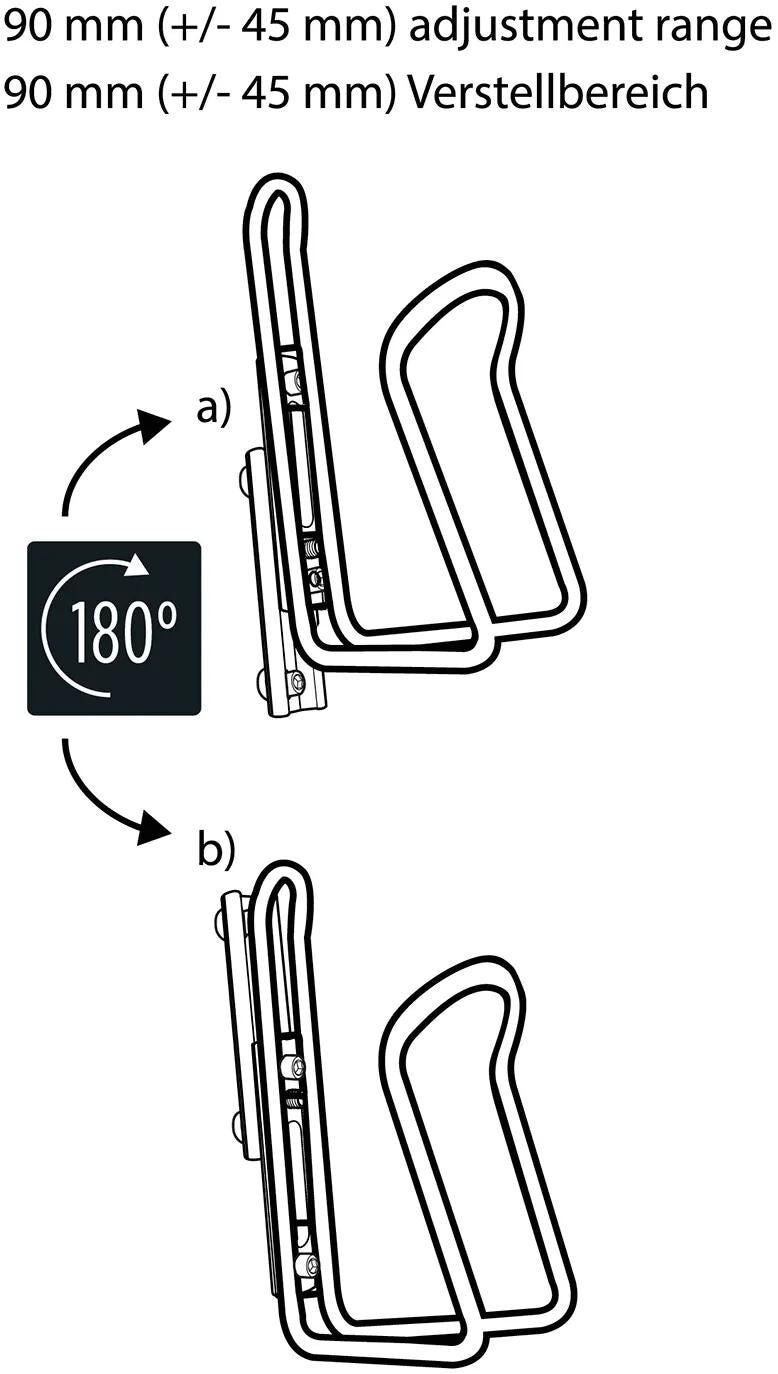 M-wave flaskeholderadapter ada slide bot.cage adapter ada slide sort