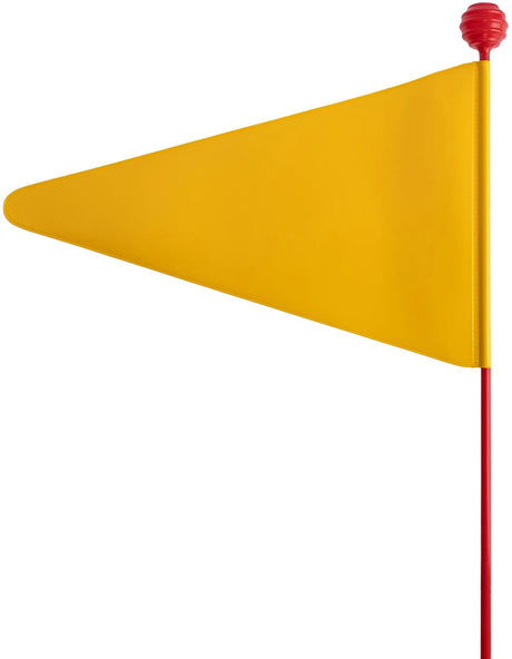Cykelmodesikkerhedsvimpel sikkerhedsflag cykelfash. gul