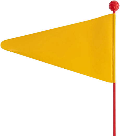 Cykelmodesikkerhedsvimpel sikkerhedsflag cykelfash. optimal gul