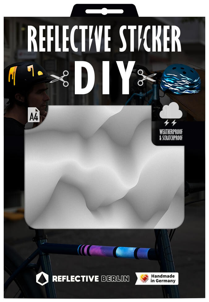 Reflekterende berlin refleks klistermærke diy refl. klistermærke ref.berlin diy abyss isbjerg