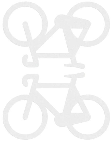 Reflekterende berlin refleks klistermærker decals refl.strip refl.berlin decals cykel hvid