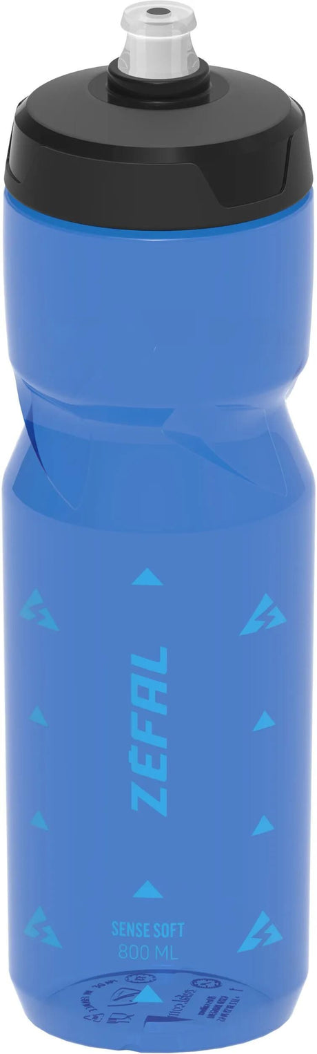 Zéfal vandflaske sense soft bottle sense soft 800ml trans blå