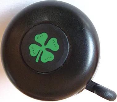 Reich cykelklokke Kleeblatt klokke shamrock messing sort