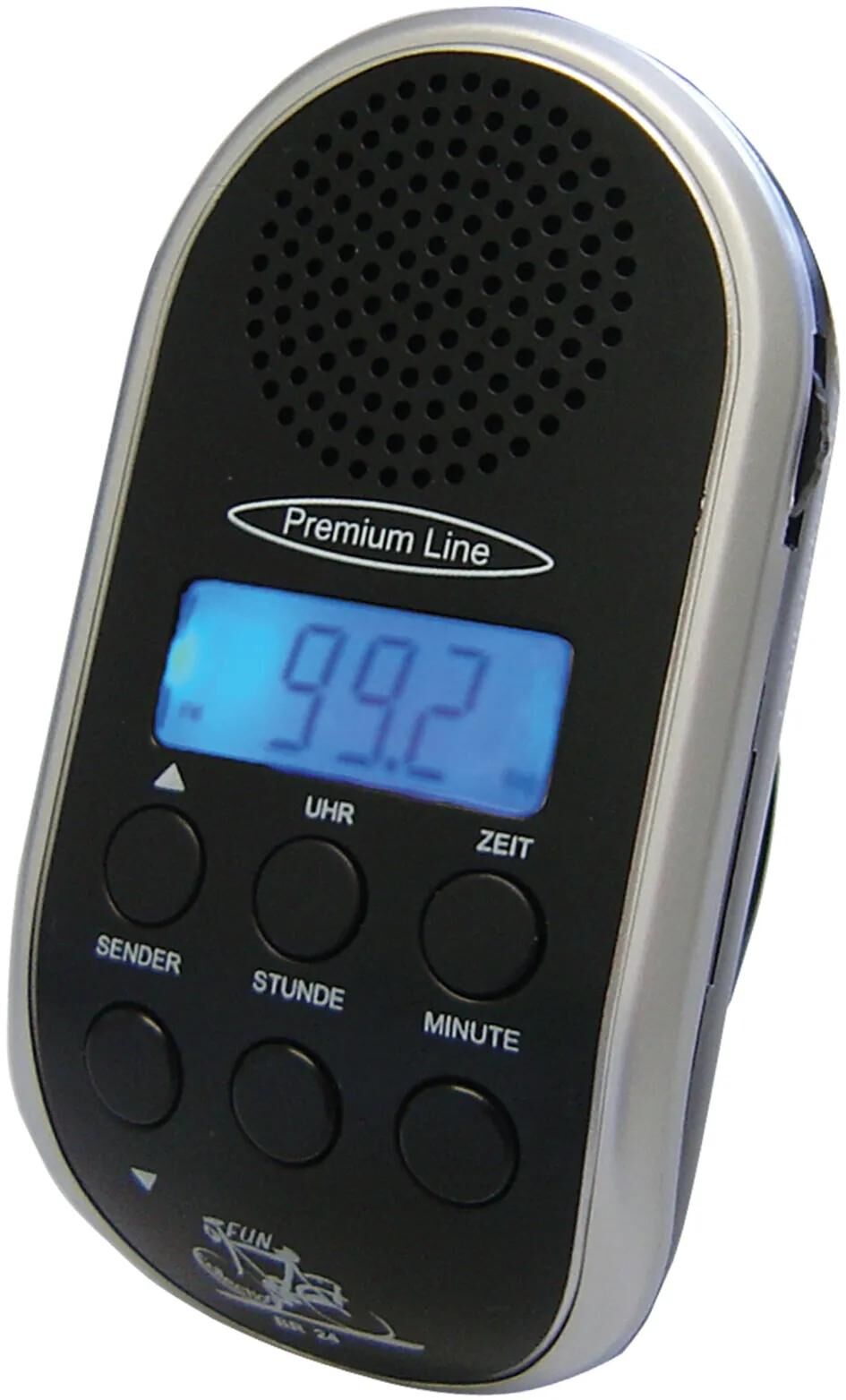 Security plus cykelradio br24 cykelradio br24 anth. sølv