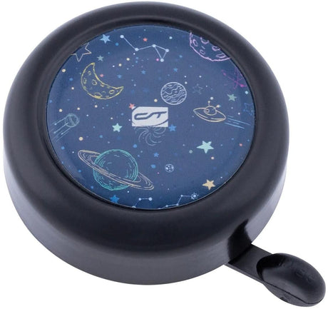 Contec børnecykelklokke kid-a-ring ct bell kid-a-ring galaxy, sort blå