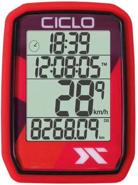 Ciclosport cykelcomputer protos 105 cykelcomputer protos 105 rød