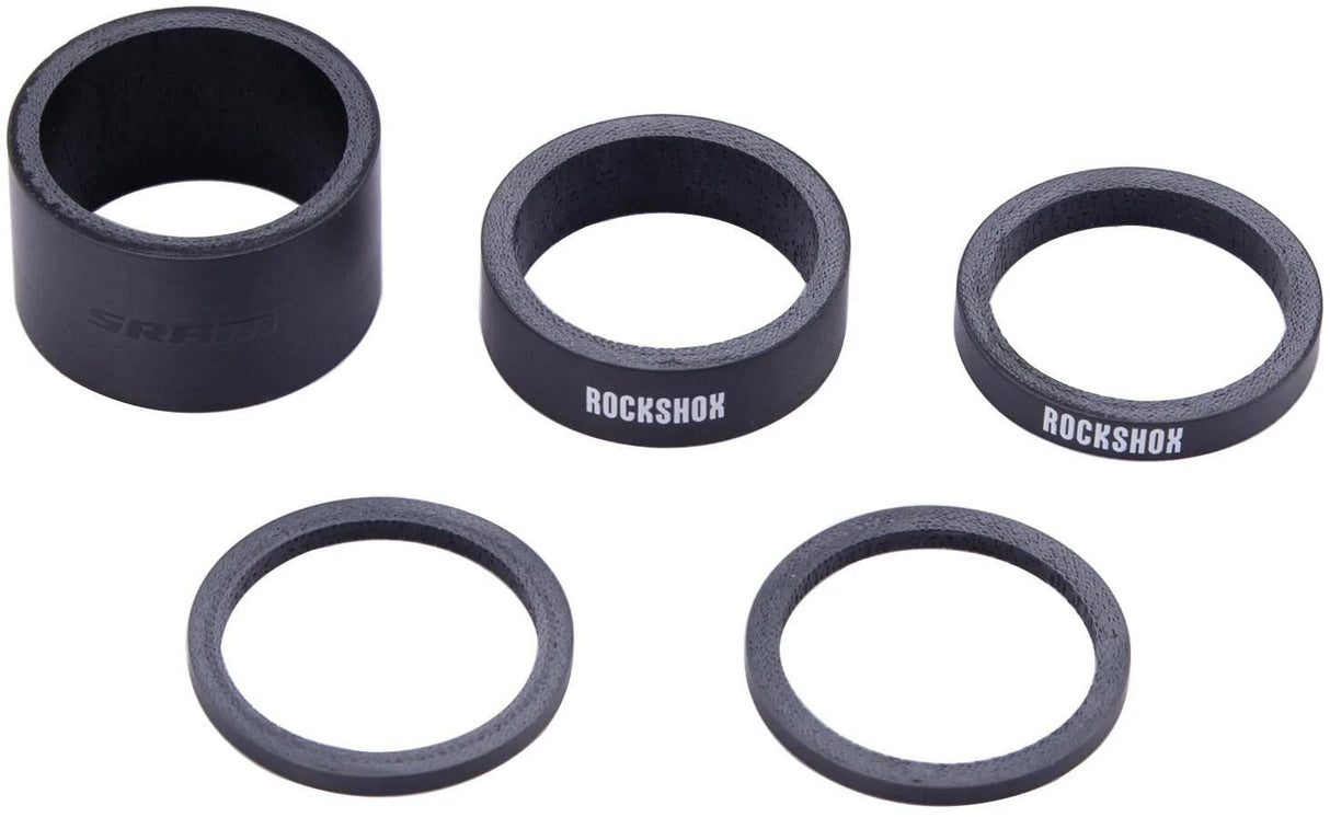 Rockshox spacer sæt spacer sæt rs med hvidt logo